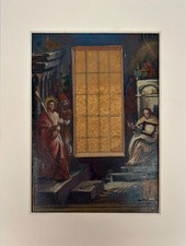 kleine Gouache Religiöse