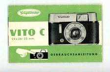 VOIGTLÄNDER Bedienungsanleitung VITO C Kamera User Manual Anleitung (Y2898