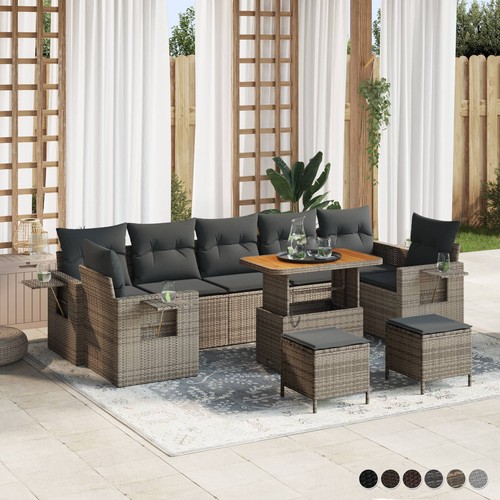 Garten lounge set poly rattan - garten,