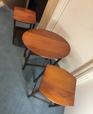 Antike ovale Platte Mahagoni