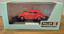 Faller Memory Cars VW Käfer 1200 1962 1:43 in OVP Feuerwehr 4360