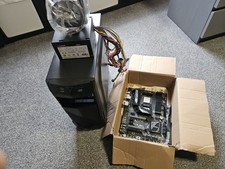 PC Teile Konvolut - Verschiedene Teile für Bastler, Mainboard, CPU, Kühler