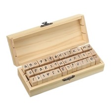 Holzstempel Buchstaben und