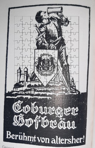 Werbeanzeige 1927 coburger - werbeanzeige,