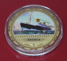 Vergoldete Medaille Medaillon