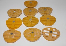 10 x Kunststoff-Sockelplatten