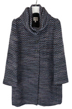 ARMANI COLLEZIONI Mantel Damen US 10 Wolle Seide Mischung Gemustert