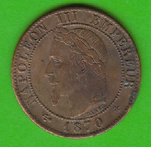 Frankreich centime 1870 a - frankreich, 1