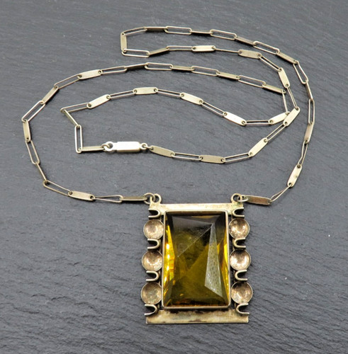 Großes prunk art deco - großes, collier