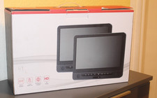 2x12" Auto Fernseher Kopfstütze DVD Player Monitor HD