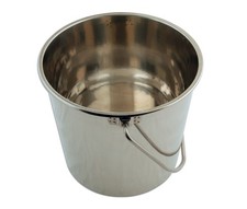 EDELSTAHL EIMER 12 LITER LASER