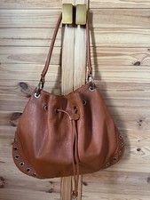 Damen Ledertasche Furla cognac