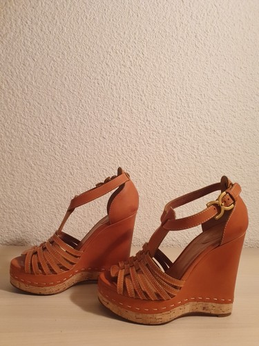 Chloé keilabsatz sandalen - chloé,