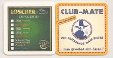 Loscher / Club-Mate - Bierdeckel "Check-Liste"