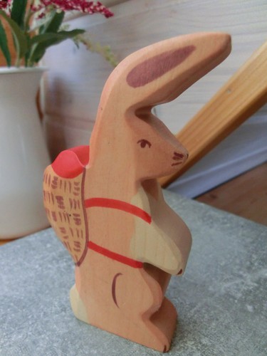Holztiger rarität figur hase - holztiger,