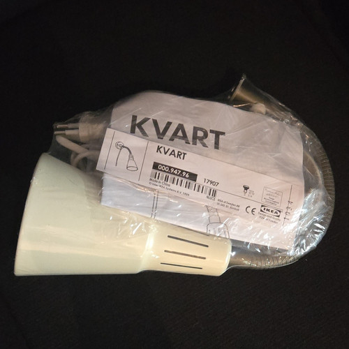 Ikea kvart wandlampe weiß - wandlampe,