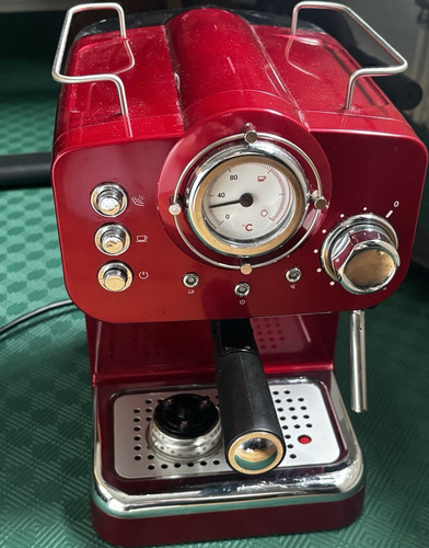 Espressomaschine rot mit - e8,