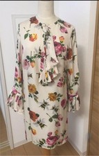 GUCCI Kleid Seide Blumen