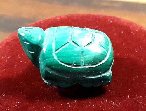 Schildkröte aus malachit - aus,