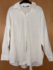 Weißes Damenhemd  in