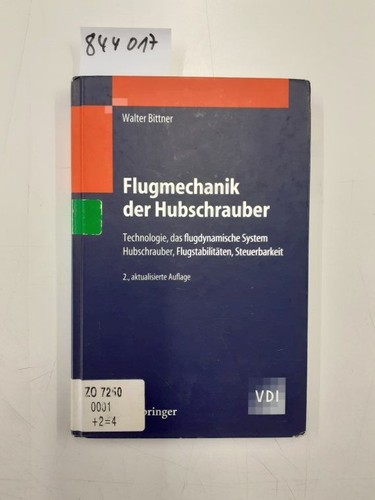 Flugmechanik der hubschrauber - flugmechanik,