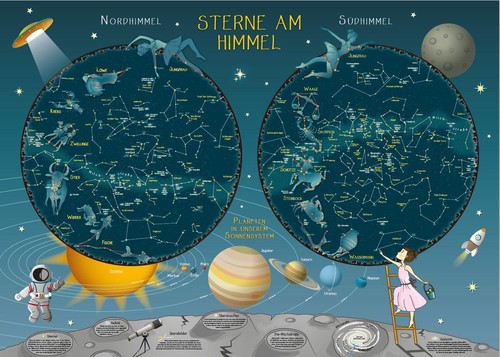 Sterne am himmel - /,