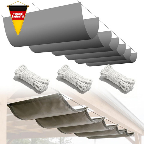 Einziehbares sonnensegel 2x1m - einziehbares,