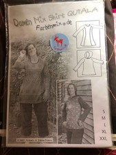 Farbenmix Schnittmuster  - Damen Mix Shirt Quiala - Gr. S, M, L, XL, XXL