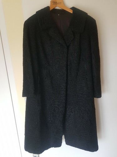 Persianermantel schwarz gr - schwarz,