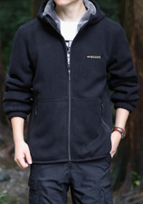 Norwegische Fleece-Wendejacke mit Kapuze Herren XL