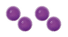 4 Stück Togu Amethyst Noppenball 10 cm, Massage- und Greifball für Handtherapie