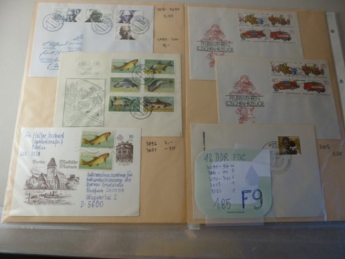Ddr ersttagsbriefe fdc - ddr,