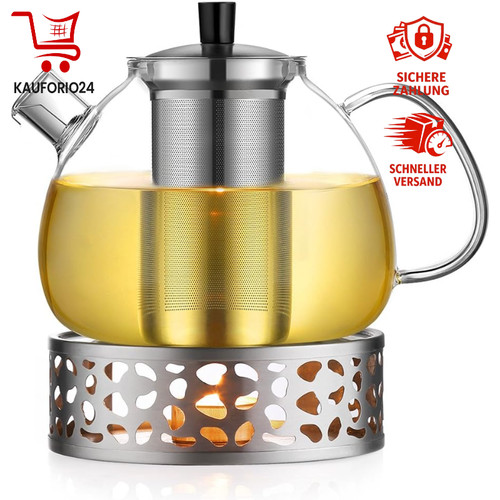Teekanne glas mit - teekanne,