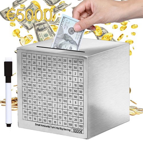 Edelstahl spardose nicht - edelstahl, zum