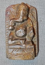 Original, Alte Antik Handgeschnitzt Sand Stein Gott Ganesha Idol