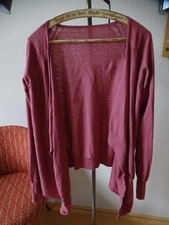Cardigan / Strickjacke im Zipfel-Look - Gr. M - rosenholz