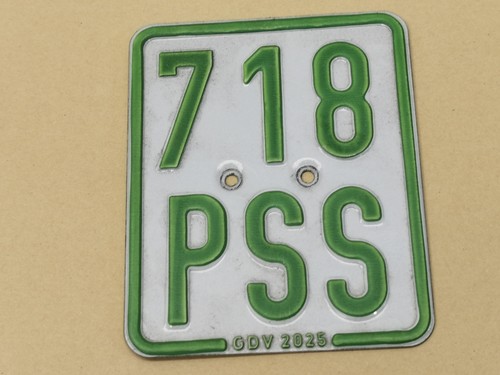Nummernschild deutschland mofa - deutschland,