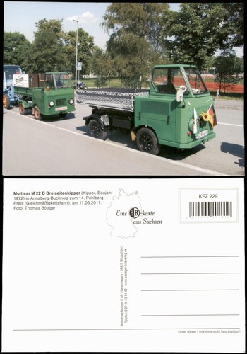 Multicar d - multicar, m