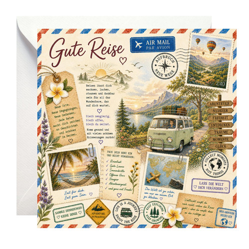 Gute reise karte - reise, –