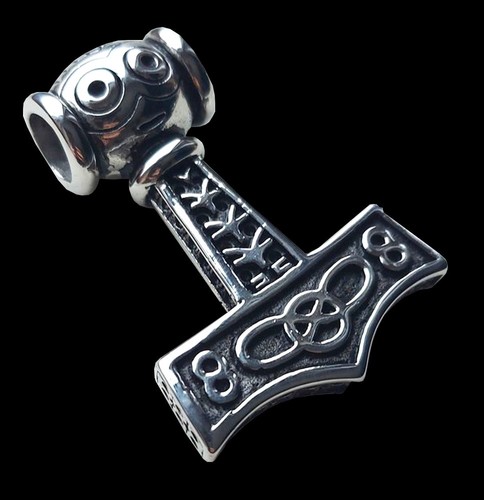 Edelstahl anhänger 316l - anhänger, thors