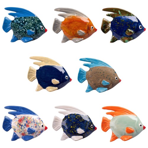 Gartenfigur fisch aus keramik - aus,