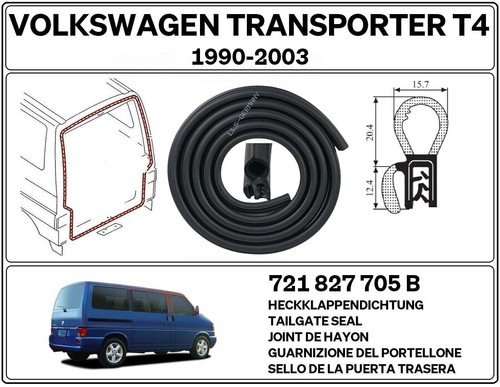 Heckklappendichtung für - , vw
