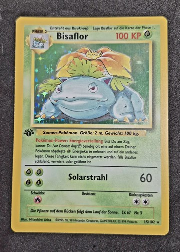 Pokémon tcg karte bisaflor - pokémon, 1