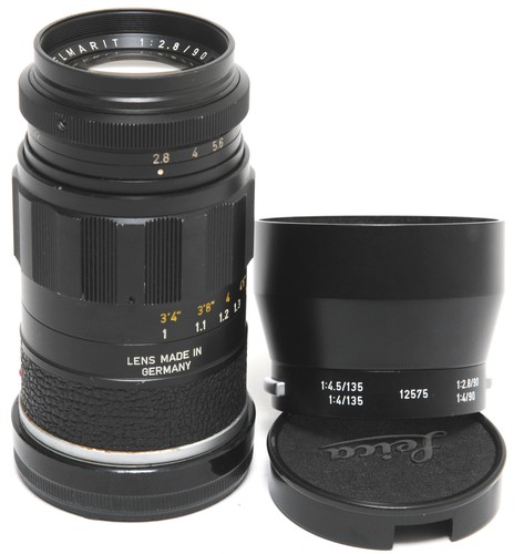 Leica elmarit 90mm lens - 2.8/90mm,