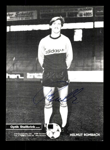 Helmut rombach autogrammkarte - helmut,