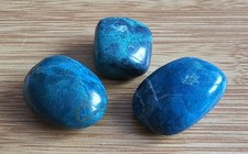 3 Chrysokoll Handschmeichler