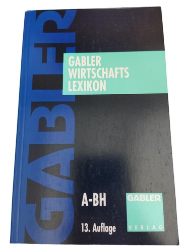 Gabler wirtschaftslexikon bh - gabler,