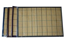 Bambus 2er-Tischset Rutschfest