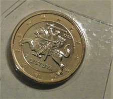 #      1 €  Münze  Litauen   2022  aus KMS    prägefrisch   nur 7000 Stk.  #