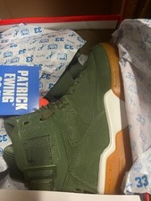 Patrick Ewing Basketball Sneaker High Mid Neu Gr:41 Grün 33 HI Original Suede